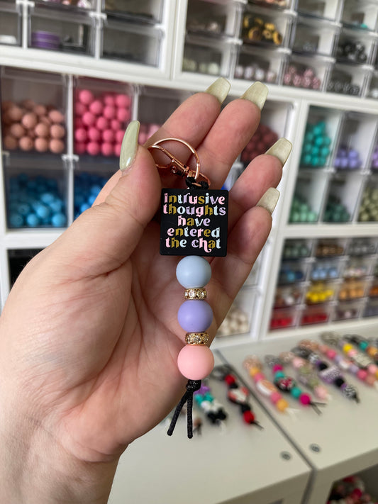 Intrusive Thoughts Keychain