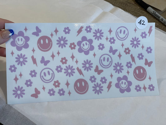 42 - Floral Smiley's Wrap