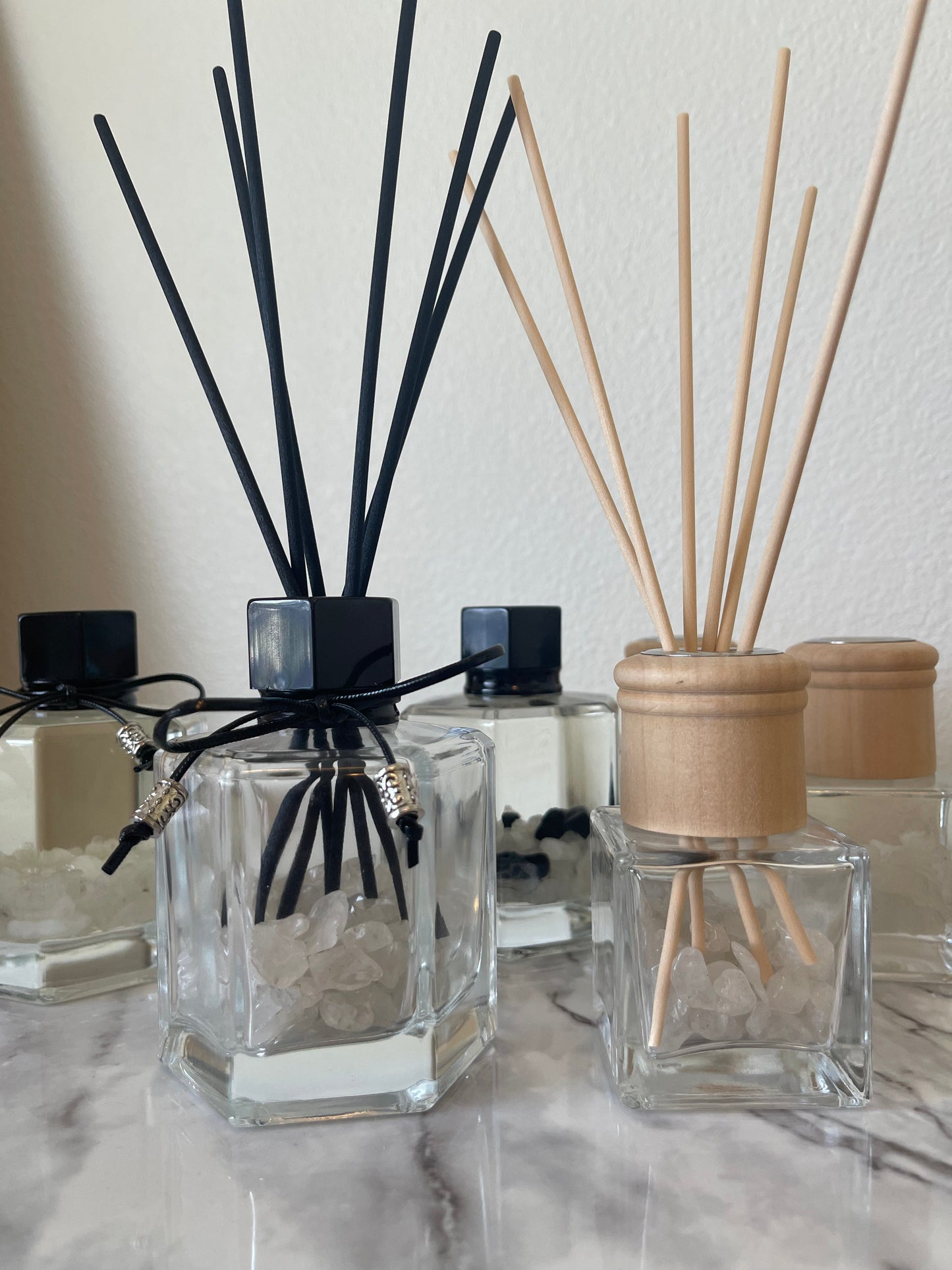 Crystal Infused Home Reed Diffusers