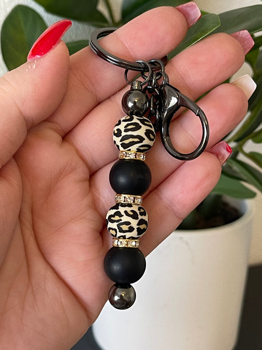 Luxe Leopard Keychain